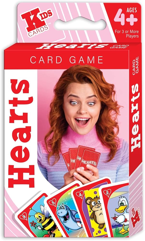 Amazon.com: JA-RU Hearts Card Game for Kids. The Colorful Kids